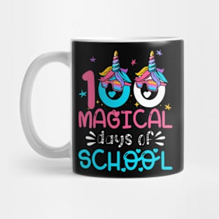 100th Day of Kindergarten For Girls 100 Magical Days Mug